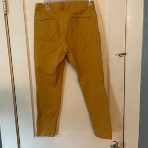 Mustard yellow old navy pixie pants